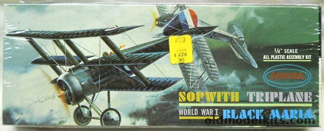 Aurora 1/48 Sopwith Triplane Black Maria, 100-79 plastic model kit